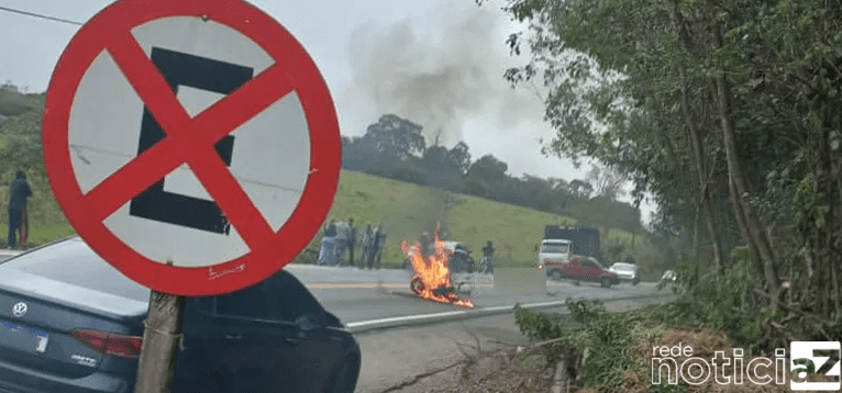 Moto explode após batida e motociclista morre em Várzea Paulista