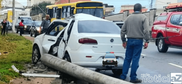 Acidente provoca interdição de avenida de Jundiaí
