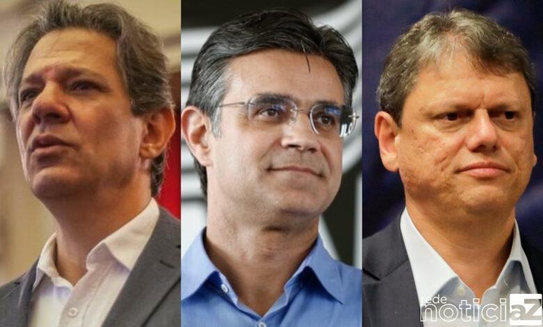 Haddad lidera intenções de voto para o Governo de SP, aponta IPEC