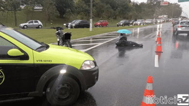 Motociclista sofre acidente em rodovia de Jundiaí