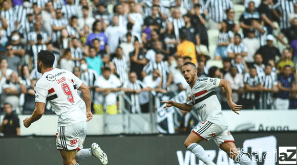 São Paulo vence o Ceará e respira aliviado contra o rebaixamento