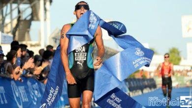 Manoel Messias conquista etapa de Valência da Copa do Mundo de Triatlo