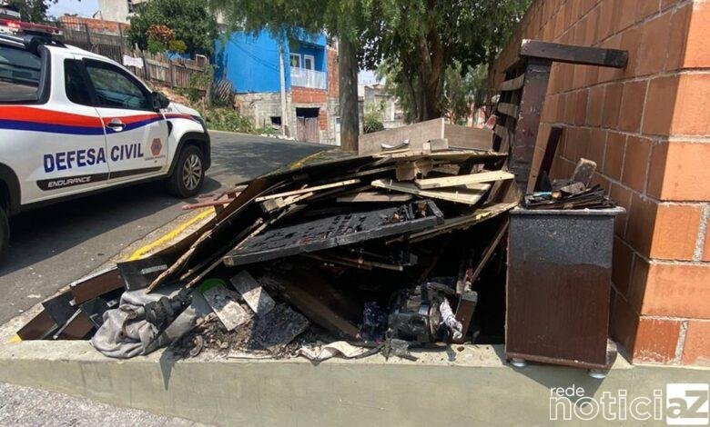 Criança incendeia casa após acender isqueiro em Várzea Paulista