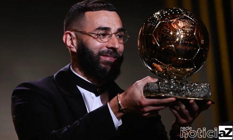 Benzema é leva Bola de Ouro 2022 como melhor jogador da temporada