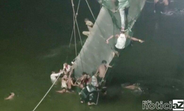 Pelo menos 68 morrem em desabamento de ponte na Índia