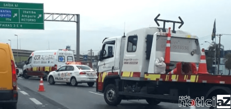 Motociclista sofre acidente no trevo da Anhanguera e morre