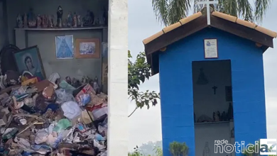 Capelinha de Itupeva passa por reforma após atos de vandalismo