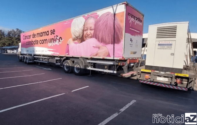 Homens, mulheres e transexuais contam com carreta de mamografia para exames em Jundiaí