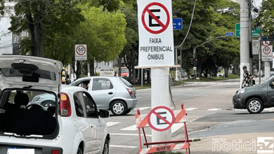 Comerciantes estão na bronca com a implantação do corredor de ônibus na Avenida Jundiaí
