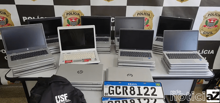 Mais de 40 notebooks roubados de universidade em Itatiba são recuperados
