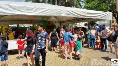 Centro de Jundiaí vira "parque de diversões" da criançada