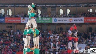 Torneio de torre humana chega a 13 metros na Espanha
