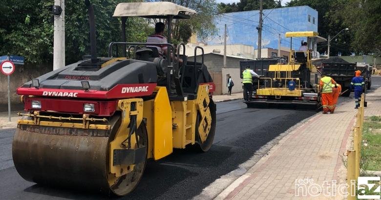 Louveira promove obras de recapeamento em ruas do Santo Antônio