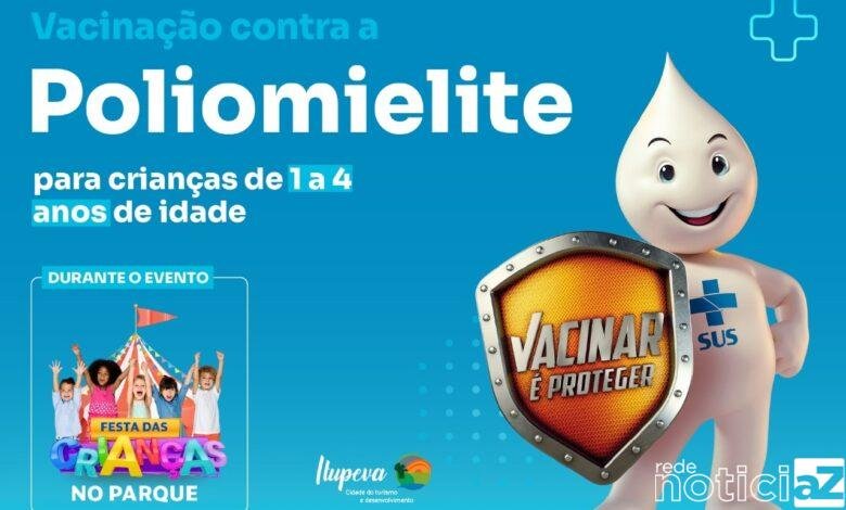 “Vacina da gotinha” é a mais nova atração da ‘Festa das Crianças’ em Itupeva