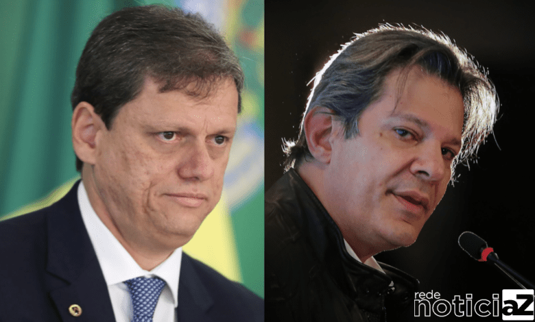 Pesquisa do Datafolha mostra Tarcísio com 49% e Haddad com 40% para o Governo de SP