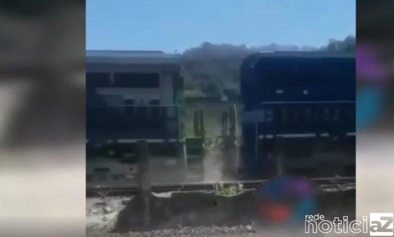 VÍDEO - Trem descarrilha e vagões tombam em Cubatão