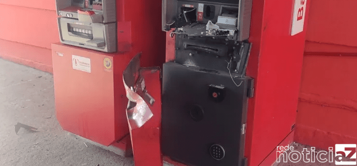 Criminosos tentam explodir caixa eletrônico em Cabreúva