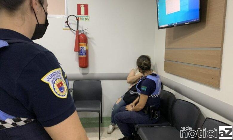 Guarda de Jundiaí resgata recém nascido de uma semana de vida