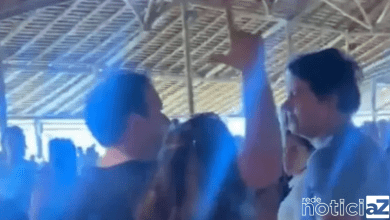 VÍDEO - Rodrigo Maia enfrenta manifestação com gesto "L"