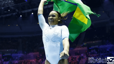 Rebeca Andrade é campeã mundial de ginástica no individual geral