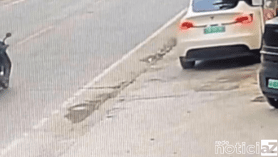 Vídeo que viralizou nas redes sociais mostra o Tesla em altíssima velocidade, sem qualquer controle da direção. Acesse: