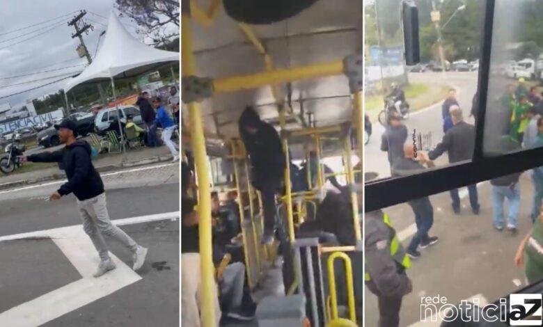 VÍDEO - Guarda Municipal de Jundiaí escolta ônibus escolar após agressões de bolsonaristas