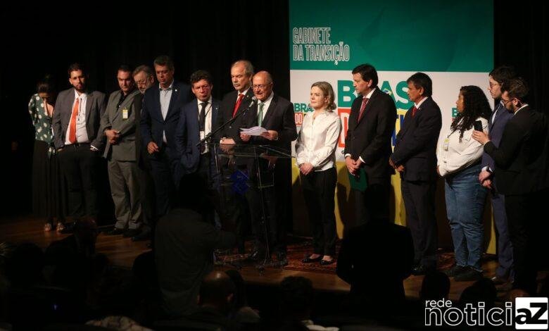 Alckmin anuncia nomes de mais 16 grupos de trabalho da transição