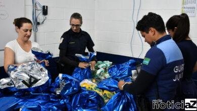 Guardas de Jundiaí arrecadam presentes para o “Natal Família Azul Marinho”
