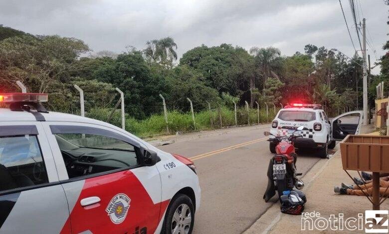 Dupla é presa acusada de roubar moto em Jundiaí