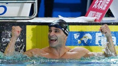 Aos 42 anos, Nicholas Santos é campeão mundial de natação
