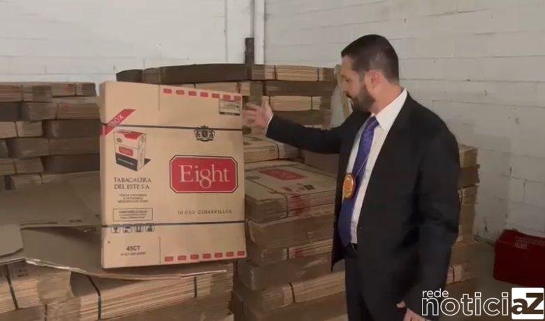 VÍDEO - DISE de Jundiaí fecha fábrica de cigarros falsificados em Mogi Mirim