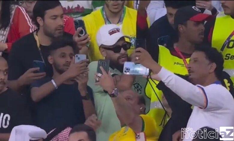 VÍDEO - Sósia de Neymar causa tumulto dentro de Estádio no Catar