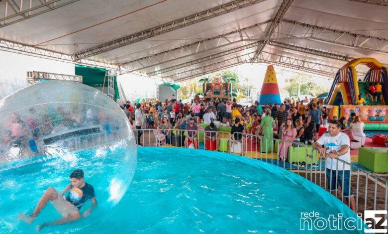 Cidade das Crianças fica bem movimentada com a Festa da Uva de Jundiaí