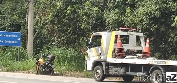 Motociclista sofre acidente na Tancredo Neves