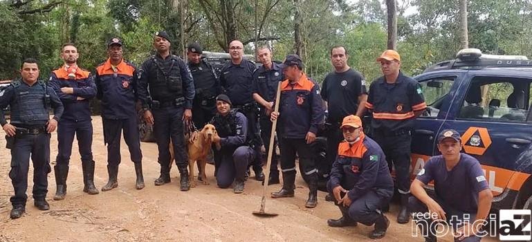 Canil da Guarda de Jundiaí ajuda nas buscas pelo homem morto em Cabreúva