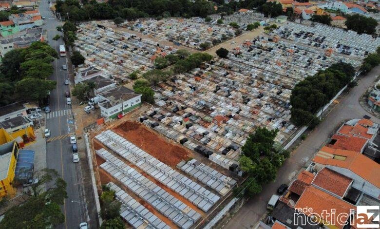 Cemitério de Campo Limpo Paulista recebe obras de gavetas sociais
