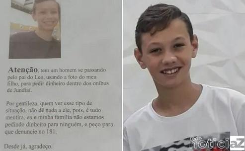 Golpista usa foto de adolescente morto em Jundiaí e é denunciado