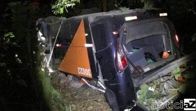 Ônibus com time de futebol cai de ponte e provoca seis morte e vários feridos em Minas