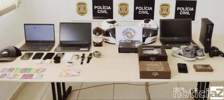 Bandido acusado de roubar apartamentos de Jundiaí é preso com mais de R$ 28 mil em produtos