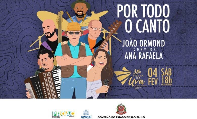 João Ormon estréia novo show Por Todo o Canto na 38 ª Festa da Uva de Jundiaí