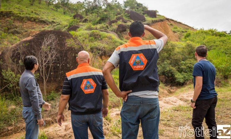Áreas de risco são vistoriadas na cidade de Itupeva