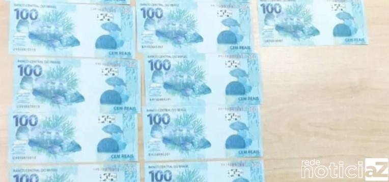 Homem é preso com mais de R$ 2 mil em notas falsas