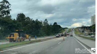 Rodovia Dom Gabriel Paulino Bueno Couto é interditada em Jundiaí