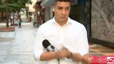 VÍDEO - Repórter da Record sofre tentativa de roubo AO VIVO