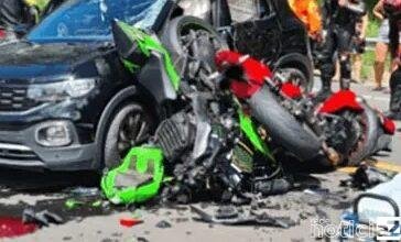 Motociclista morre após grave acidente na Constâncio Cintra