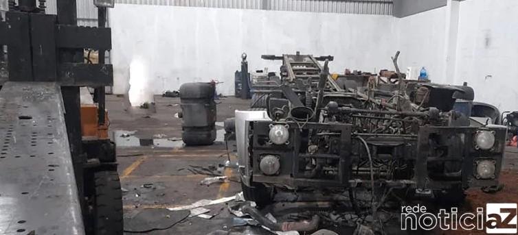 Galpão para desmanche de caminhões é descoberto em Itupeva