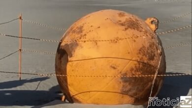 Mistério no Japão - Esfera de metal aparece na areia da praia