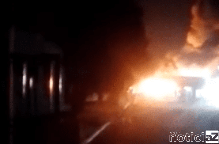 VÍDEO- Industria Têxtil pega fogo em Jundiaí