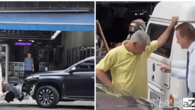 Vídeo - Deputado Celso Russomanno discute após acidente de trânsito