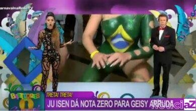 VÍDEO - Modelo que mostrou ânus ao vivo na RedeTV planeja retorno ao Carnaval